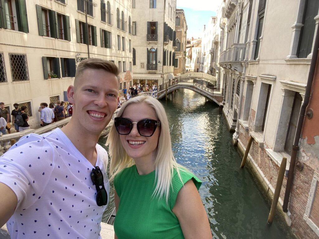 we are in Venice