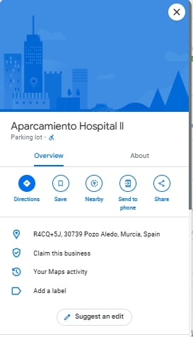 Aparcamiento Hospital ll