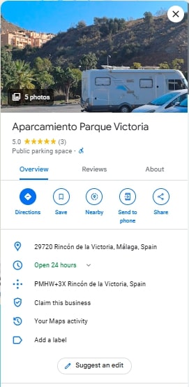 Aparcamiento Parque Victoria