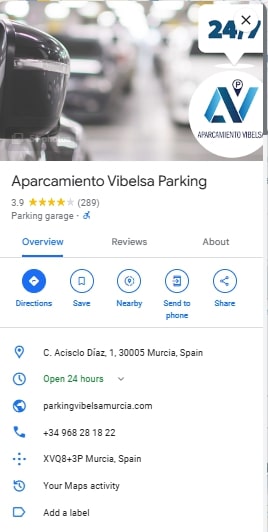 Aparcamiento Vibelsa Parking