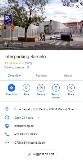 Interparking Barcelo