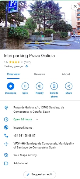 Interparking Praza Galicia