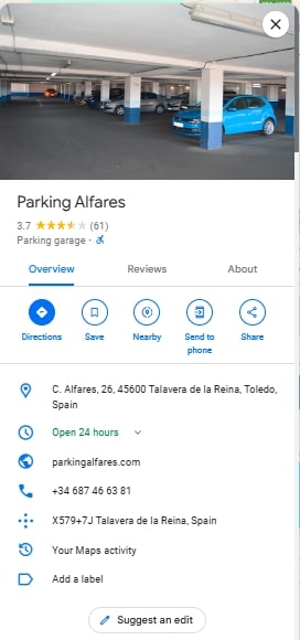 Parking Alfares