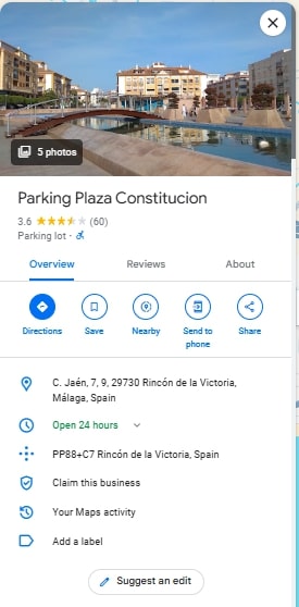 Parking Plaza Constitucion