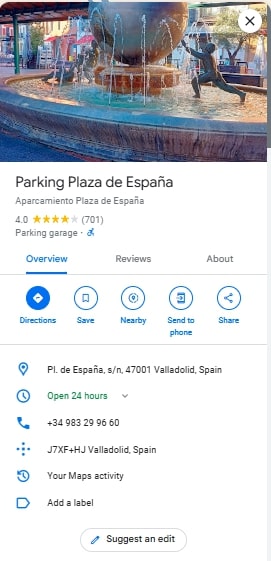 Parking Plaza de España Parking Plaza de España