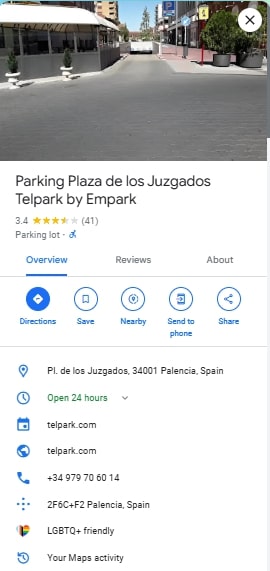 Parking Plaza de los Juzgados Telpark by Empark