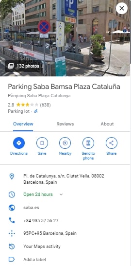 Parking Saba Bamsa Plaza Cataluna Parking Saba Bamsa Plaza Cataluna
