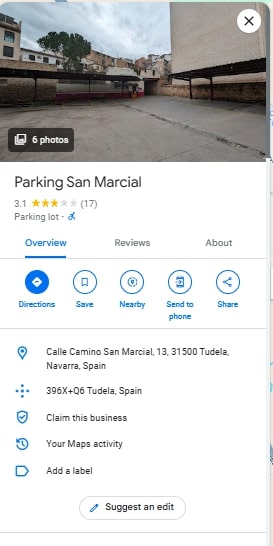 Parking San Marcial