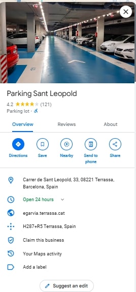 Parking Sant Leopold