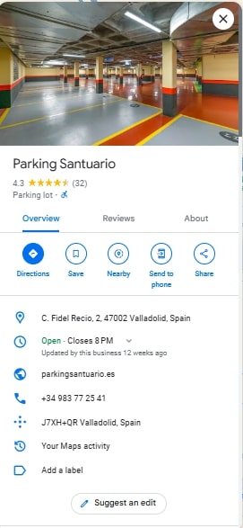 Parking Santuario Parking Santuario