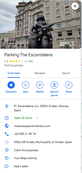 Parking The Escandalera