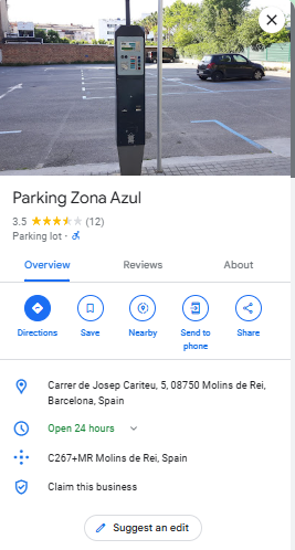 Parking Zona Azul