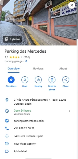 Parking das Mercedes