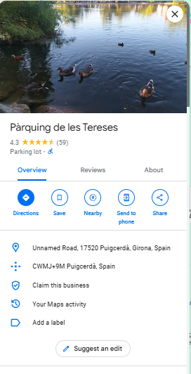 Parquing de les Tereses