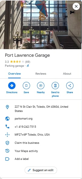 Port Lawrence Garage