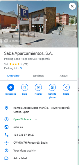 Saba Aparcamientos S.A