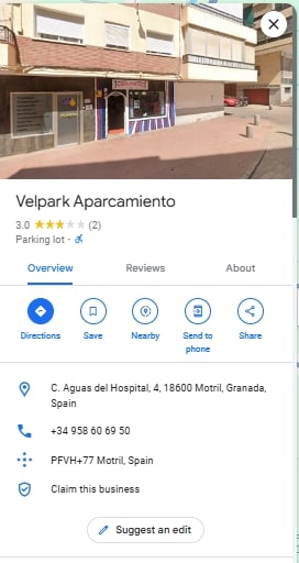 Velpark Aparcamiento