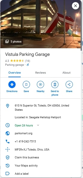 Vistula Parking Garage