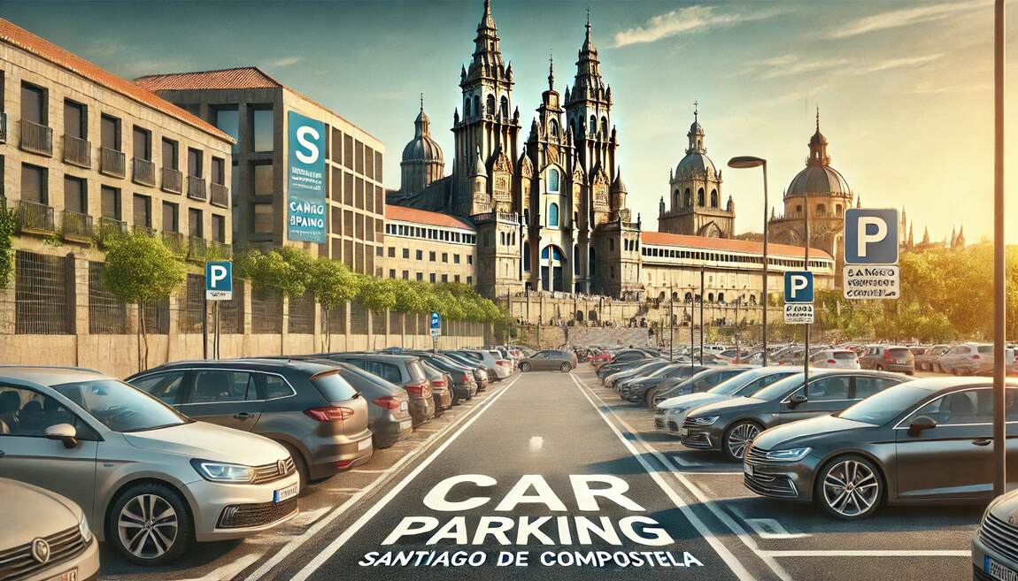 car parking in Santiago de Compostela