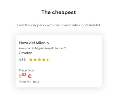 parking le moins cher à Valladolid parking le moins cher à Valladolid