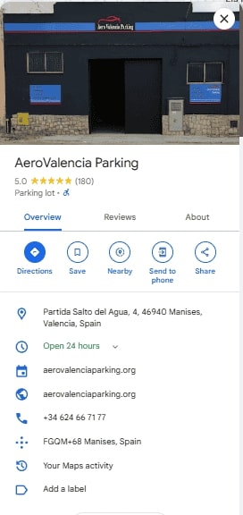 AeroValencia Parking