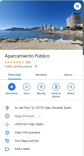 Aparcamiento Publico