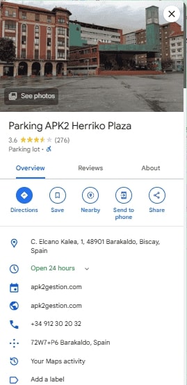 Parking APK2 Herriko Plaza