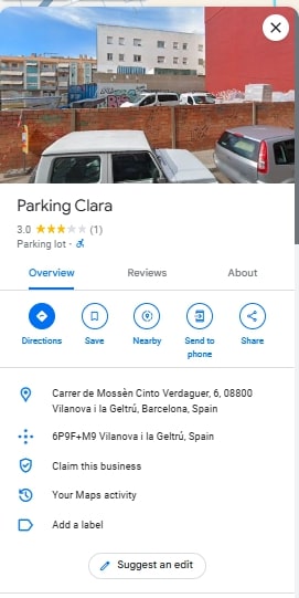 Parking Clara