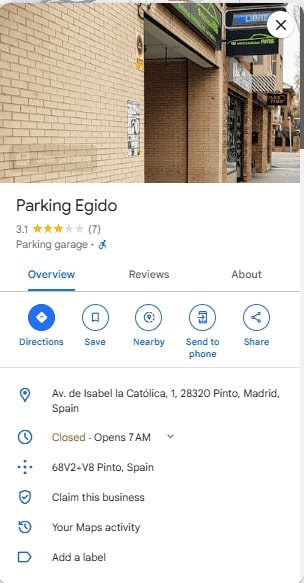 Parking Egido