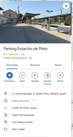 Parking Estacion de Pinto