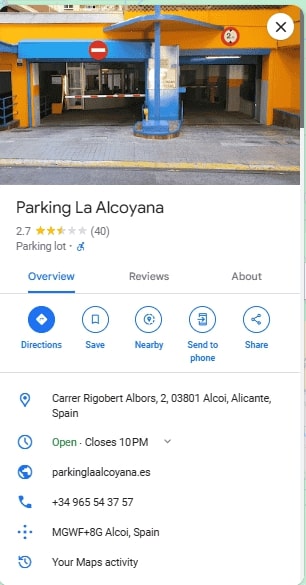Parking La Alcoyana