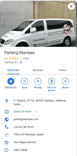 Parking Manises
