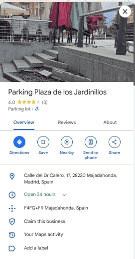 Parking Plaza de los Jardinillos