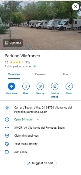 Parking Vilafranca