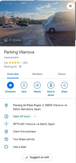 Parking Vilanova