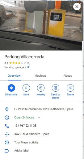 Parking Villacerrada
