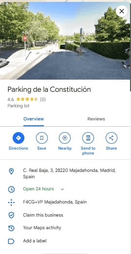 Parking de la Constitucion