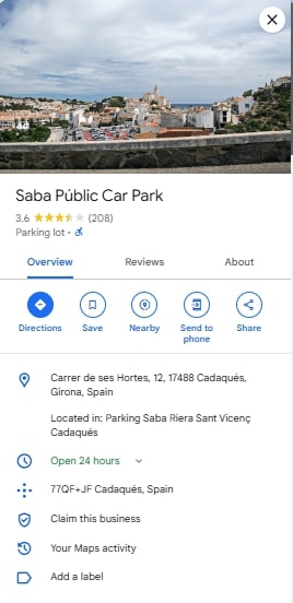 Saba Public Car Park