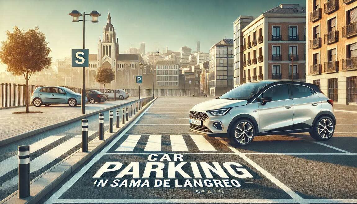 car parking in Sama de Langreo