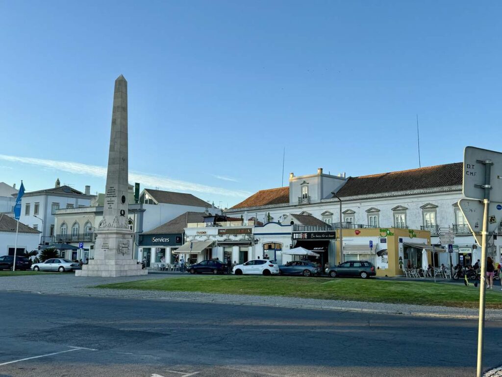 Faro streets Street scene in Faro old town, Algarve, Portugal