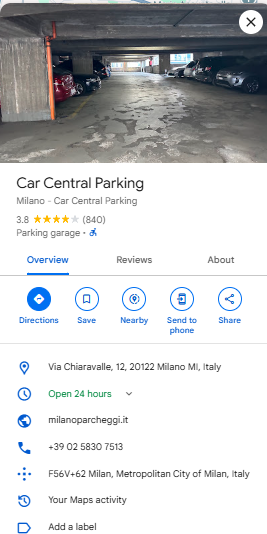 Car Central Parking 1 Car Central Parking 1