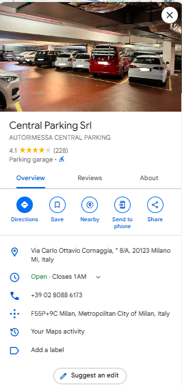 Central Parking Srl Central Parking Srl