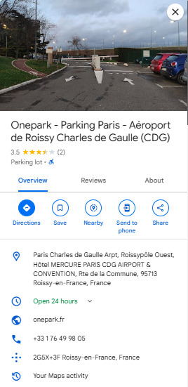 Onepark Parking Paris Aeroport de Roissy Charles de Gaulle CDG Onepark Parking Paris Aeroport de Roissy Charles de Gaulle CDG