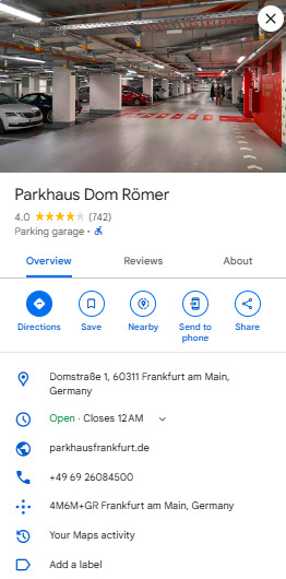 Parkhaus Dom Romer