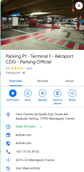 Parking P1 Terminal 1 Aeroport CDG Parking Officiel Parking P1 Terminal 1 Aeroport CDG Parking Officiel