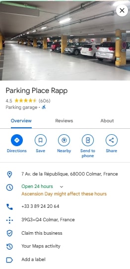 Parking Place Rapp
