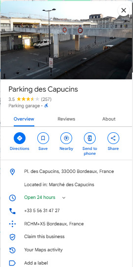 Parking des Capucins