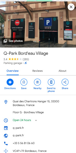 Q Park Bordeau Village