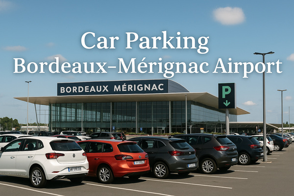 car parking at Bordeaux-Mérignac Airport