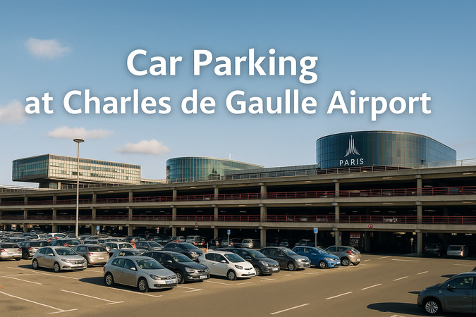 car parking at Charles de Gaulle Airport